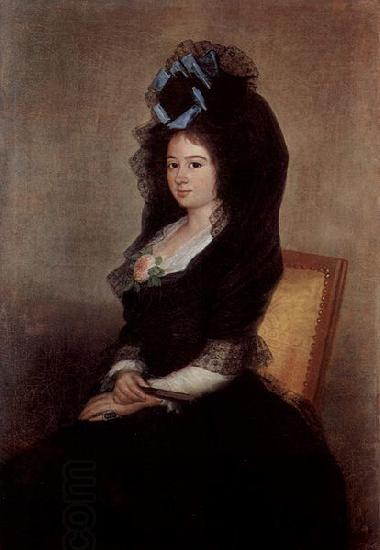 Francisco de Goya Portrat der Narcisa Baranana de Goicoechea China oil painting art